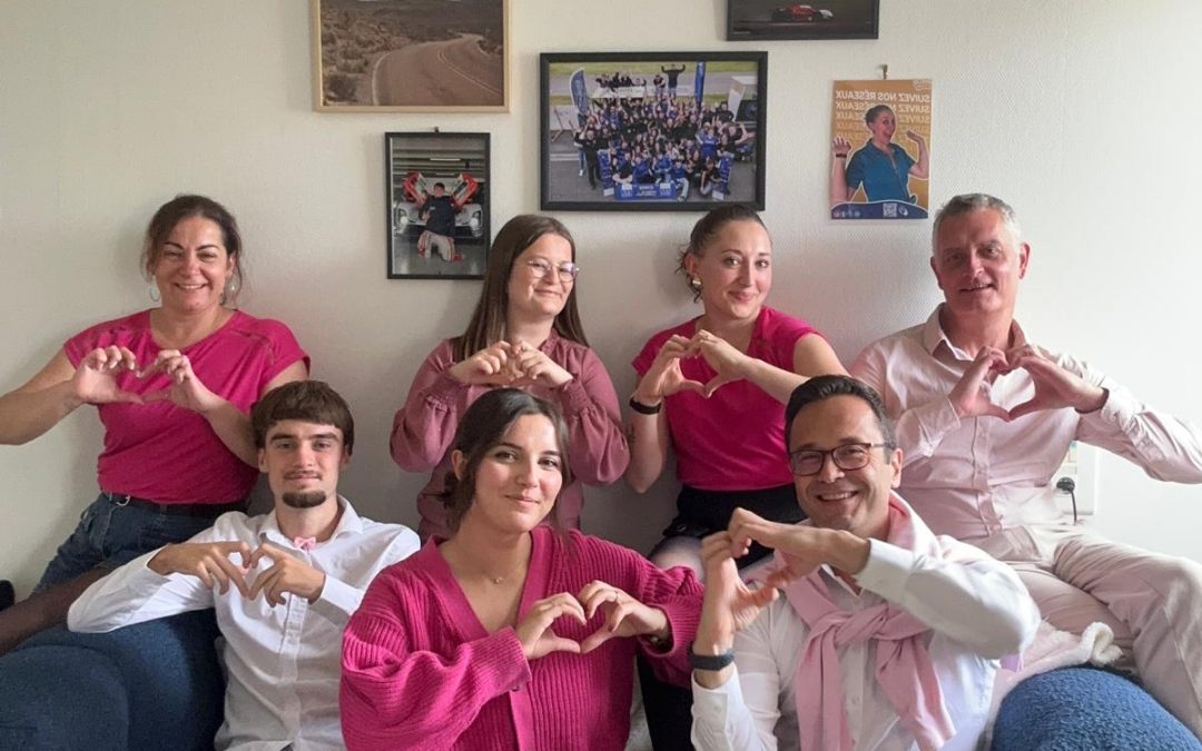 Octobre Rose chez Wakup Intérim